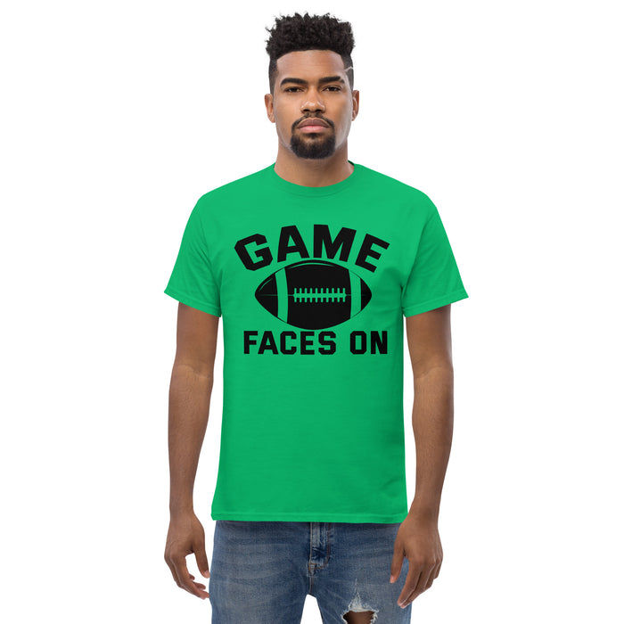 Game face on Men's classic tee