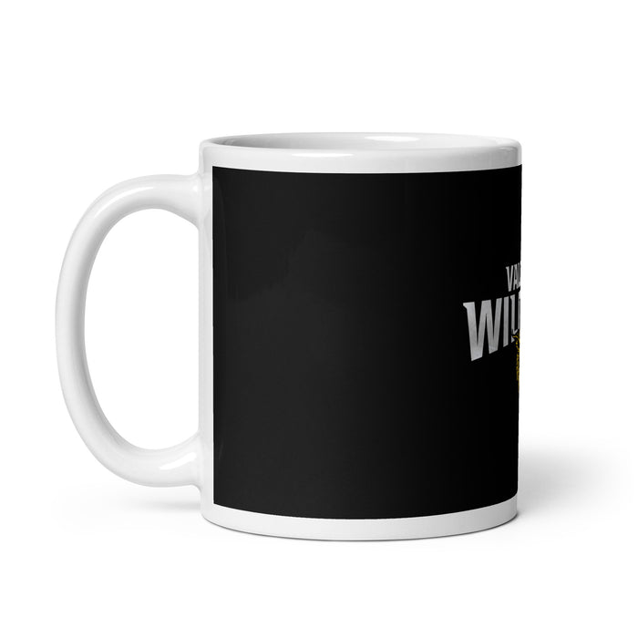 White glossy mug